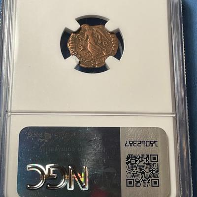 NGC CERTIFIED EASTERN ROMAN EMPIRE VALENS 364-378AD AE3 NUMMUS GENUINE COIN AS PICTURED. (COIN #639).