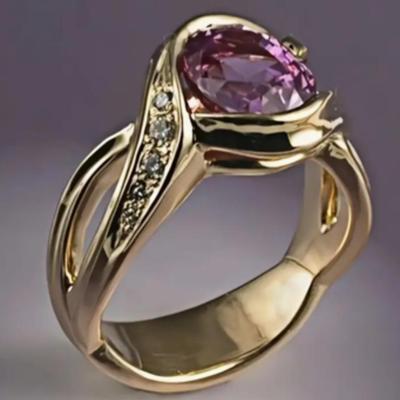 18kGP Amethyst Gemstone Ring