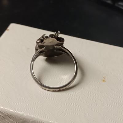 2 STERLING NATIVE AMERICAN MADE RINGS SIZES 4 & 6 1/4