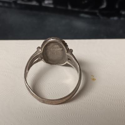 2 STERLING SILVER RINGS BOTH ARE SIZE 8