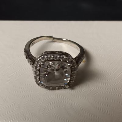 2 STERLING SILVER RINGS BOTH ARE SIZE 8