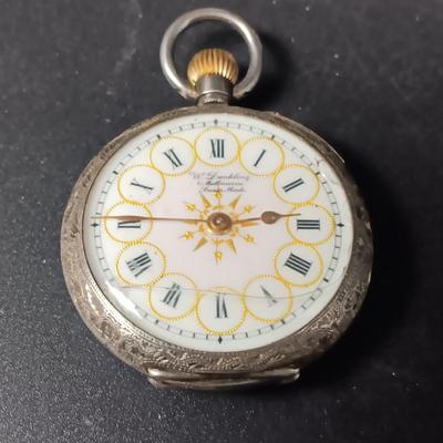 STERLING SILVER W DUNKLING MELBOURNE SWISS MOVEMENT WATCH