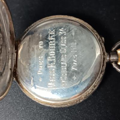 STERLING SILVER W DUNKLING MELBOURNE SWISS MOVEMENT WATCH