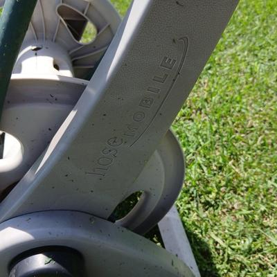 Suncast Hose Reel with Crank and Storage Tray