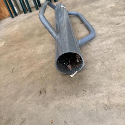 Green Fence Posts and Wired Fencing and More (G-BM)