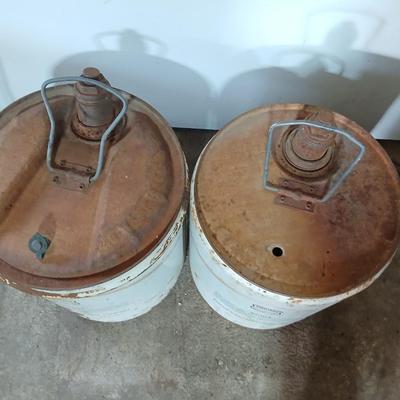 Pair of Vintage Phillips 66 Oil Cans