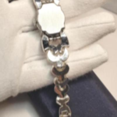 Vintage Peek-a-boo Ladies Mechanical watch Crystals & Diamonds