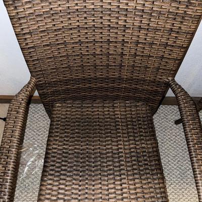 D16-Patio chairs (2) w/ red cushions