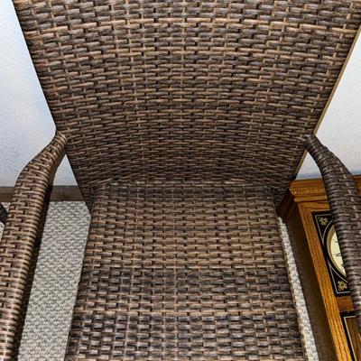 D16-Patio chairs (2) w/ red cushions