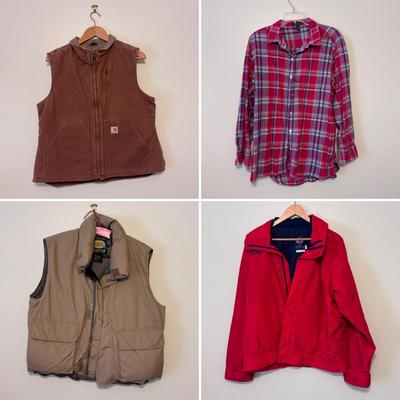 Carhartt, World Wide Sports, Columbia, and More Outdoor Branded Women’s Clothing - sizes M-XXL (PC-DZ)