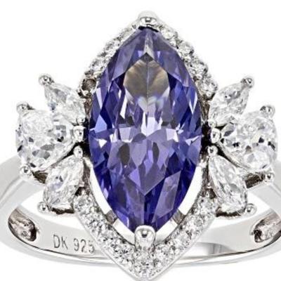6.40ct Tanzanite & Topaz Ring