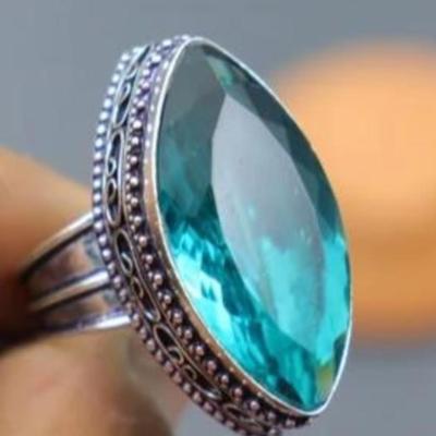 Natural Aquamarine Gemstone Ring