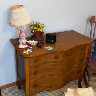 D25-Antique dresser w/ extras