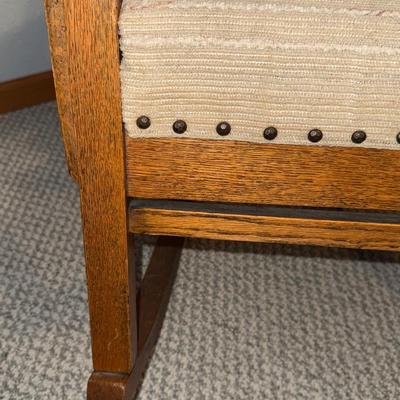 D27-Antique rocker w/ extras