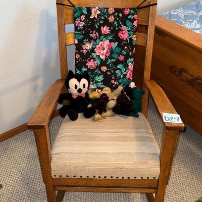 D27-Antique rocker w/ extras