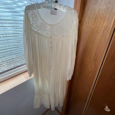 Sale Photo Thumbnail #98: D31-Antique dresses w/ tension pole hanger