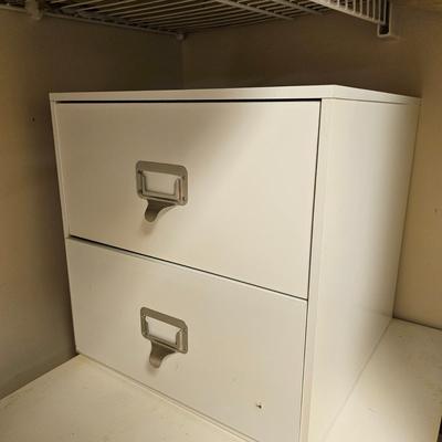 White Stack Storage Drawers & Shelves (BF2-JS)