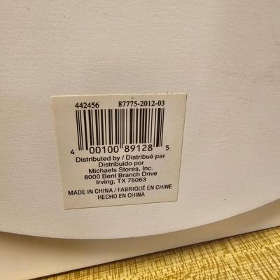 White Stack Storage Drawers & Shelves (BF2-JS)