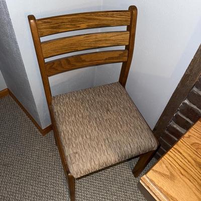 Sale Photo Thumbnail #122: D38-Drop leaf table w/ 2 chairs