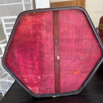 Four Matching Decorative Hat Boxes (PB-BM)