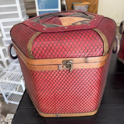 Four Matching Decorative Hat Boxes (PB-BM)