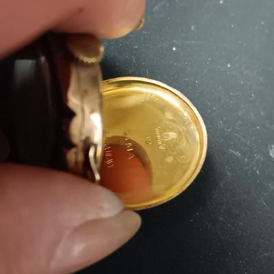 9K GOLD PLATED CYMA WATCH