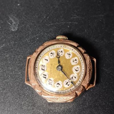 9K GOLD PLATED CYMA WATCH