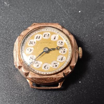 9K GOLD PLATED CYMA WATCH