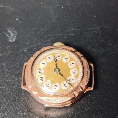 9K GOLD PLATED CYMA WATCH