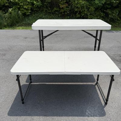 Two Lifetime Folding Tables (G-BM)