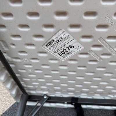 Two Lifetime Folding Tables (G-BM)