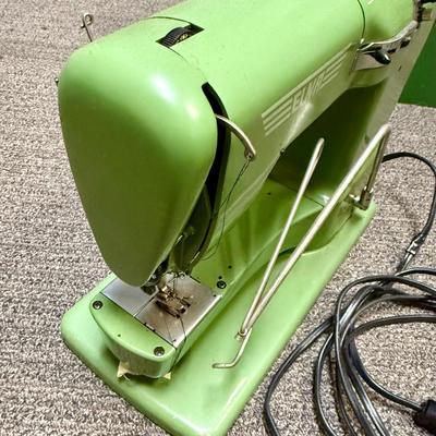 Vintage Elna Supermatic 722010 Sewing Machine with Carrying Case