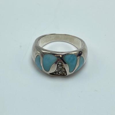 Larimar 925 Ring (ST-SS)