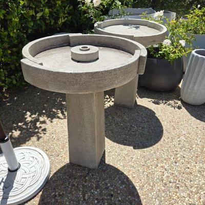 Sale Photo Thumbnail #73: Bird baths and fountains (1 each this style) $449 for birdbath w/o  fountain