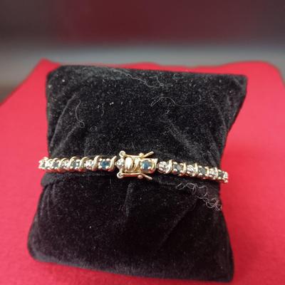 STERLING SILVER TENNIS BRACELT