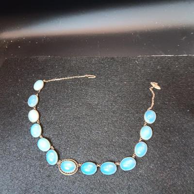 OPALINE 10K GOLD FILLED NECKLACE