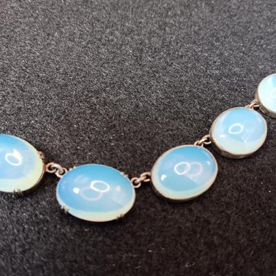 OPALINE 10K GOLD FILLED NECKLACE