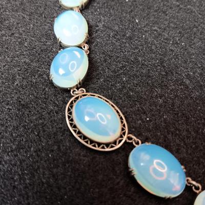 OPALINE 10K GOLD FILLED NECKLACE