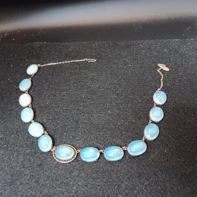 OPALINE 10K GOLD FILLED NECKLACE