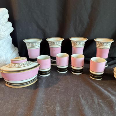 Mottahdeh Pretty in Pink Vanity Set & More Pink Bathroom Accents (PB-BM)