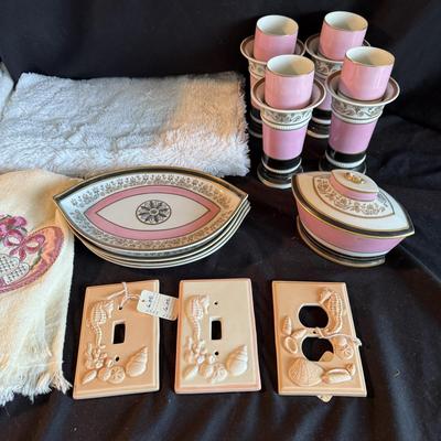 Mottahdeh Pretty in Pink Vanity Set & More Pink Bathroom Accents (PB-BM)