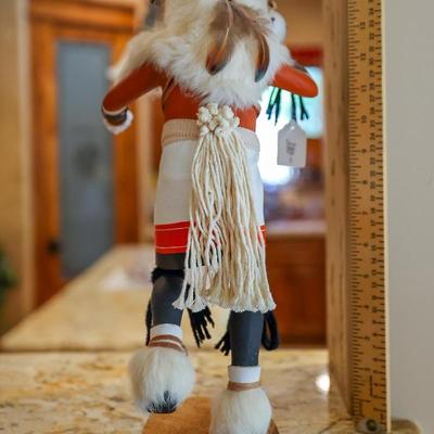 Andrew L Sahmie "White Buffalo" Kachina Doll