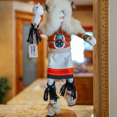 Andrew L Sahmie "White Buffalo" Kachina Doll
