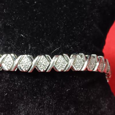 STERLING SILVER BRACELET 17.66g
