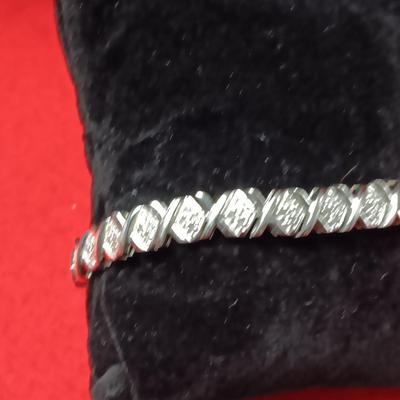 STERLING SILVER BRACELET 17.66g