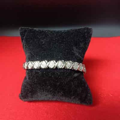 STERLING SILVER BRACELET 17.66g