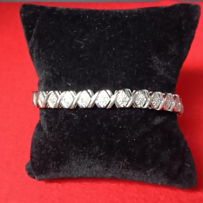STERLING SILVER BRACELET 17.66g