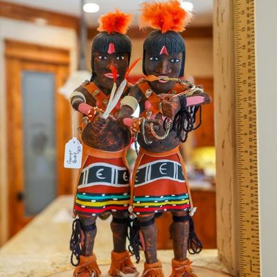 George Pooley "Snake Dancers" Hopi Dolls