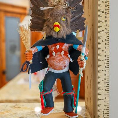 George Pooley Crow Kachina Doll