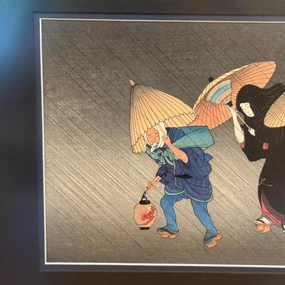 LOT 5L: Framed Print by Kitagawa Utamaro